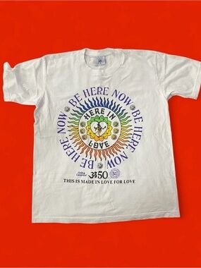 Online ceramics “HERE IN LOVE” shirt Large. NWOT